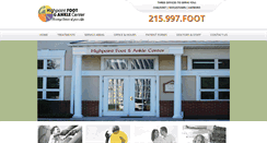 Desktop Screenshot of highpointfoot.com